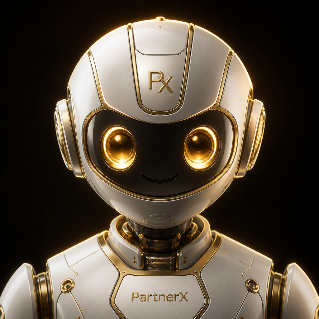 PartnerX robot mascot
